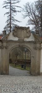 Osrov nad Ohří zahrada vchod